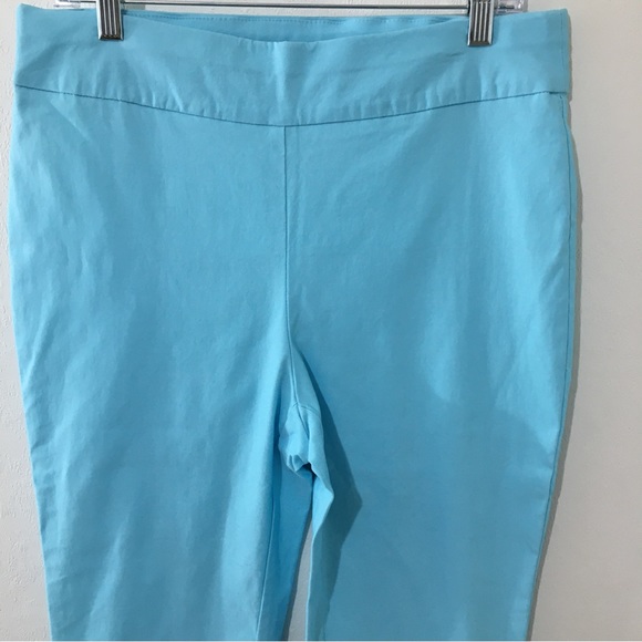 Chico’s So Slimming Turquoise Cropped Pants Chico’s size 2 regular size 12 - Picture 3 of 8